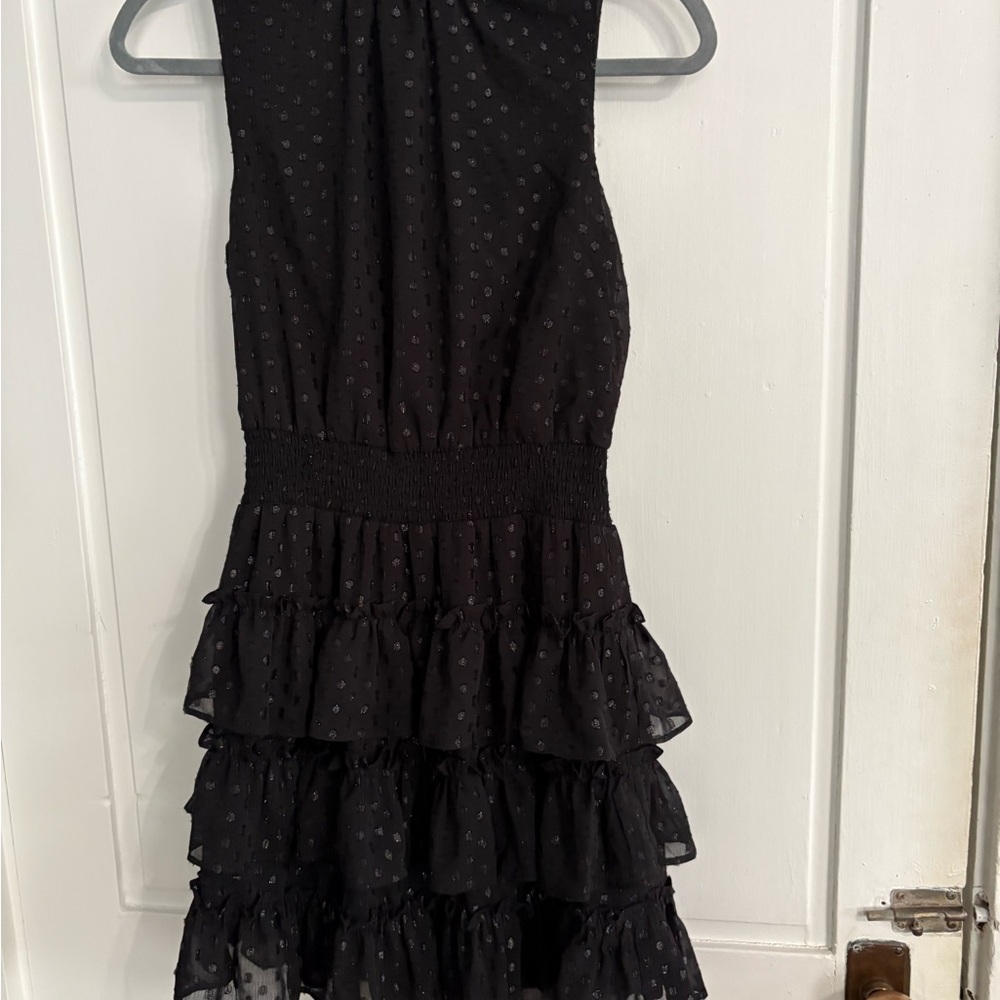 1. State Dress with High Neck and 3 Tiered Skirt